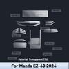 For MAZDA EZ-60 2026 EZ60 Car Navigation Screen Film Gearbox Protective Sticker Anti-scratch TPU Interior Accessories