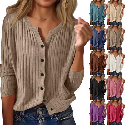 Cardigan Sweaters For Women Soft Lightweight Loungewear Breathable Loose Fit Long Sleeve Travel Sweater Tops