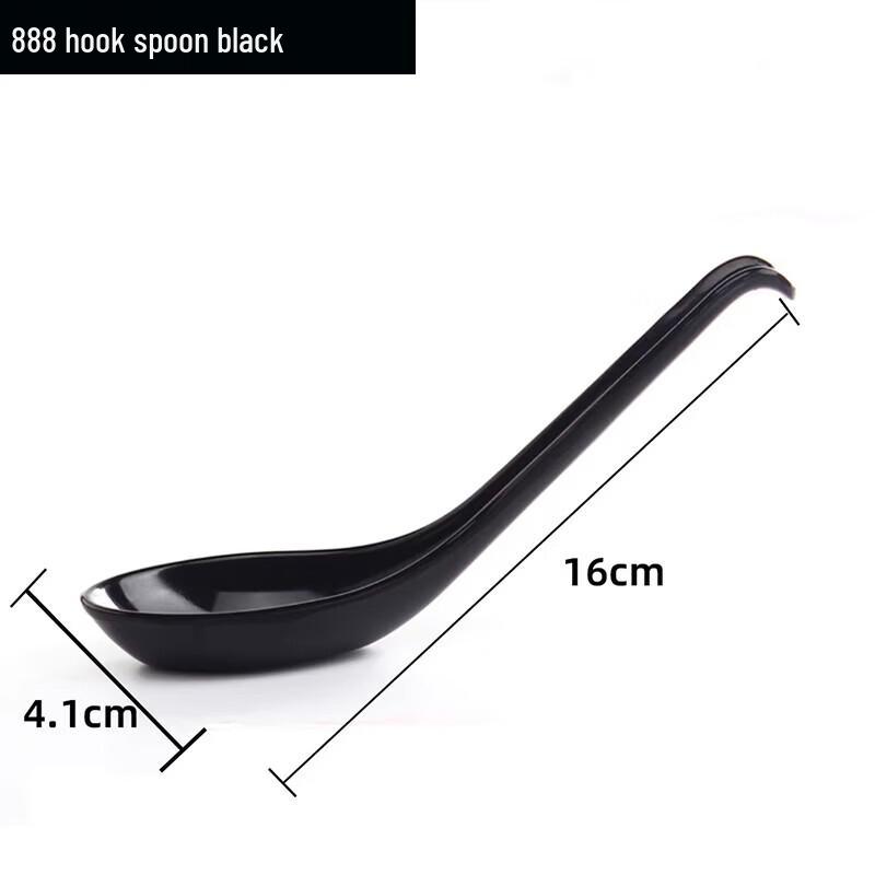 Fan Shun Commercial Melamine Ramen Spoons, 10-Pack