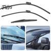 Replacement Front And Rear Wipers 3Pcs 24" 14" 10" Windshield Wiper Blades for MG ZS ZST EV All Weather Car Kit 2017-2024, Kit, Set Silent Natural