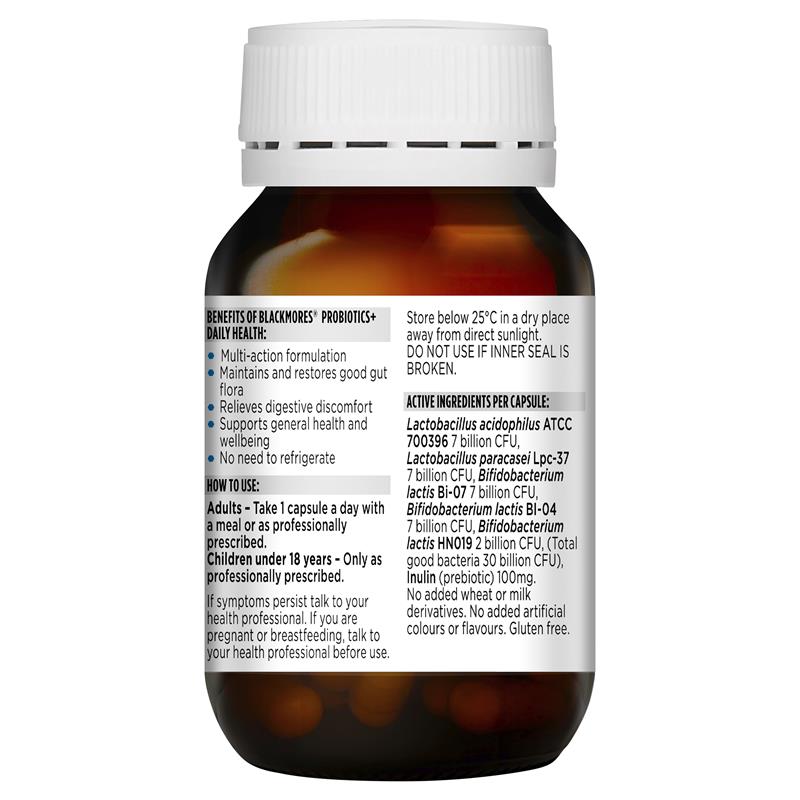 Blackmores Probiotics+ Adults Daily 30 Capsules