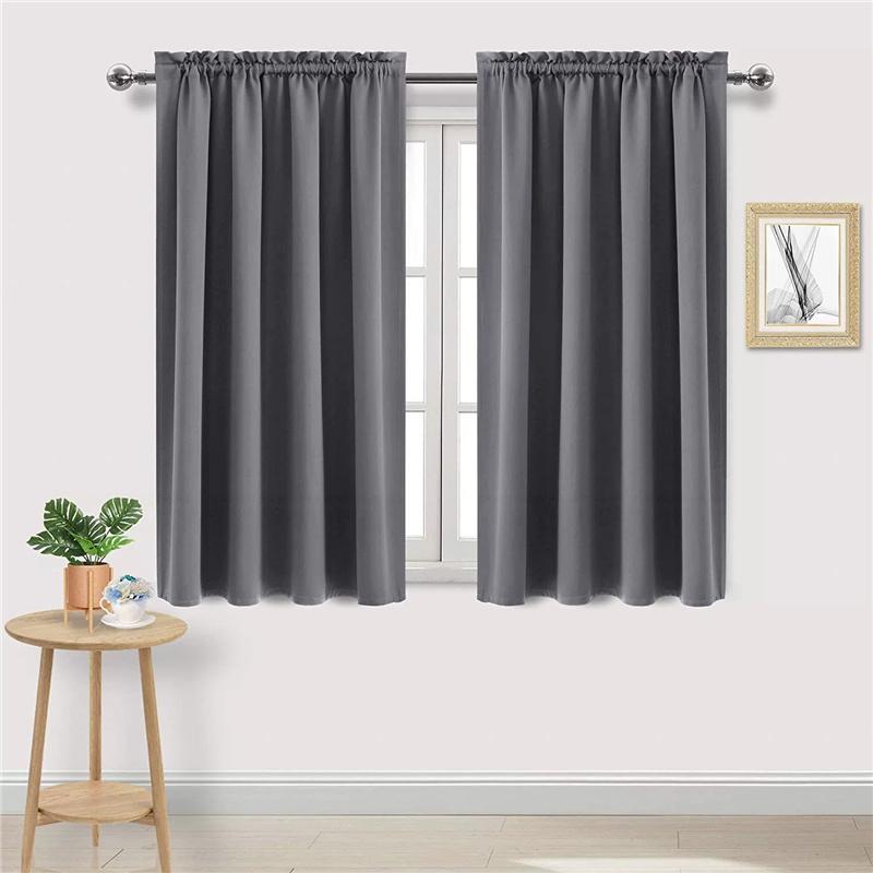 Moderne einfarbige Verdunkelungsvorhänge energiesparend wärmeisoliert raumverdunkelnd für Schlafzimmer Wohnzimmer