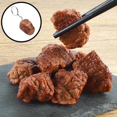 Beef Hanwoo Keychain Useless Funny Gift