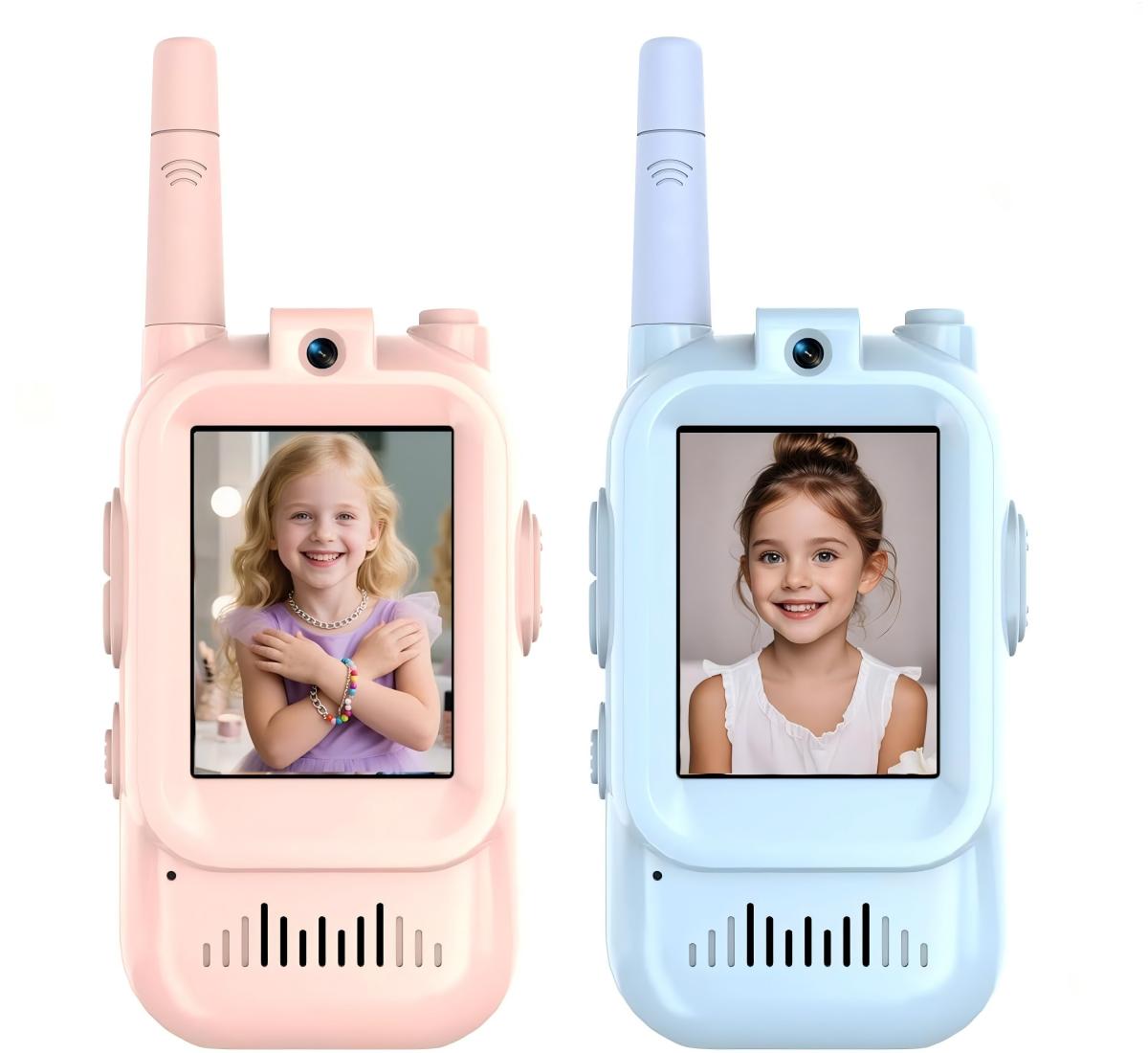 2 STKS Airiton Kinderen Video Walkie Talkie Lange Afstand Geen Internetverbinding met Camera Voor Buiten Kinderen Kerstcadeau
