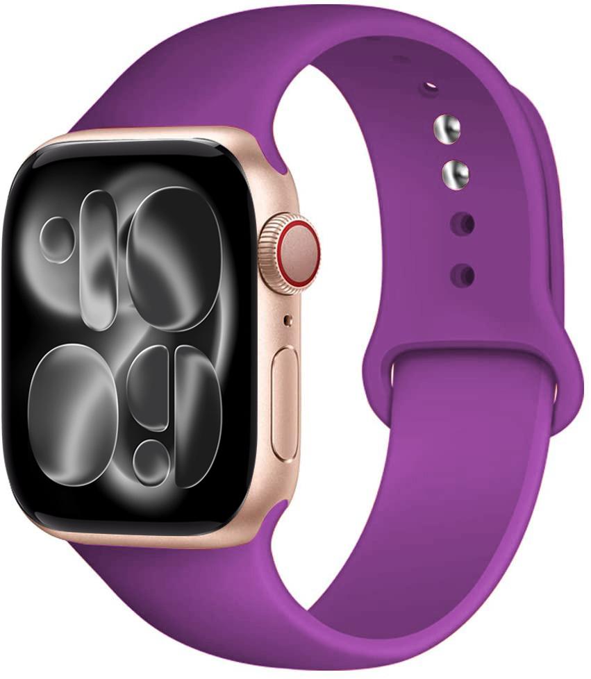 Silicone strap For Apple Watch 11 band 44mm 40mm 49mm 45mm 41mm 38 46mm 42mm correa bracelet iWatch series 9 8 7 6 SE ultra 2 3