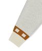 MAHAGRID Hockey Knit Zip-Up Hoodie Ivory(Mg2Efmk693A)