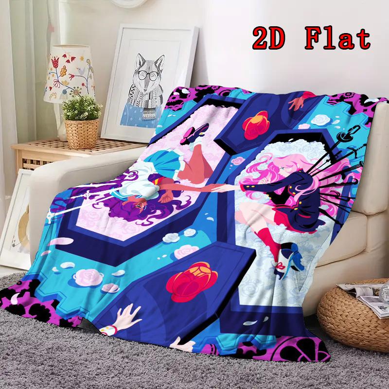 Girl-themed Graphic Design 2D Flat Pattern Flannel Blanket High Quality All Seasons Warmth and Comfort Perfect for Christmas Gifts.PMT0914454