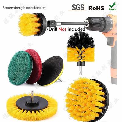 Electric Drill Brush Set: Household Scrubbing & Cleaning Heads