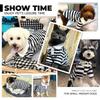 Breathable Dog Striped Shirt Comfortable Cat Vest Pet Outfits Dog Thin Shirt  for Puppy Dogs Cats