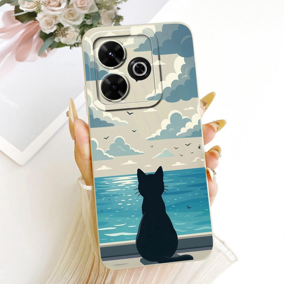 New Fashion Phone Case For Xiaomi Redmi 13X Soft Silicone Cases For Redmi 13X Shockproof Covers Bumpers