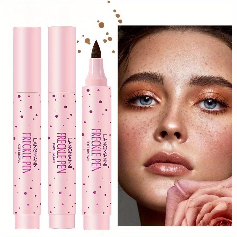 Waterproof Freckle Pen Quick-Dry Long-Lasting Coverage for Freckles & Beauty Marks Natural Finish with 2 Shades Easy To Use Beauty Mark Enhancement