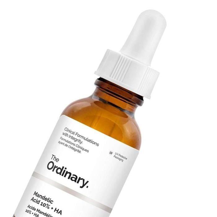 The Ordinary Acide mandélique 10% + Ha Solution Essence acide de peau sujette aux imperfections élimine l'acné