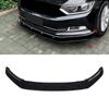 3PCS Front Bumper Lip Improved Driving Stability Front Bumper Lip Spoiler Splitter Body Kit Glossy B