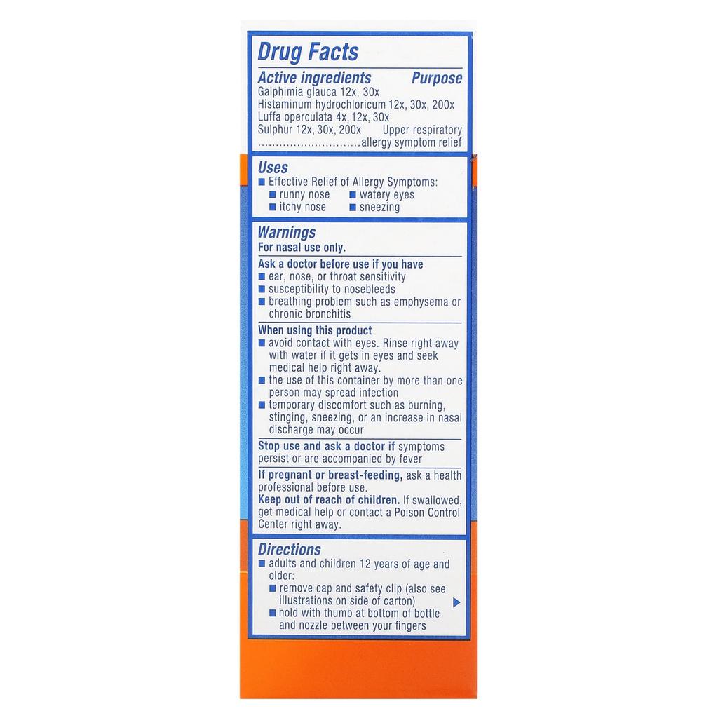 Powerful Allergy Relief, Non-Drip Liquid Nasal Spray, 15 Ml (0.5 Fl Oz)
