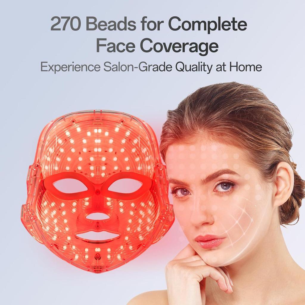 7-Color LED Beauty Mask: Home Photorejuvenation Red Light Therapy Device
