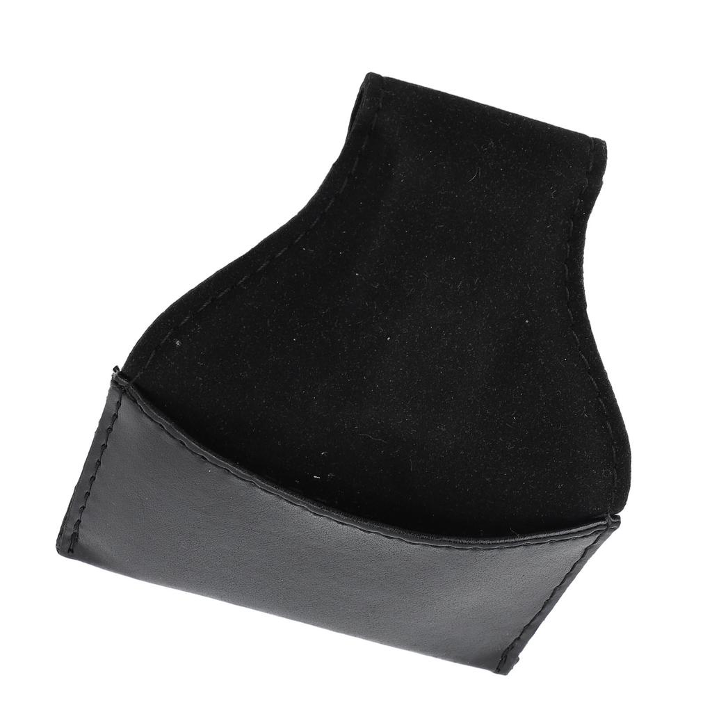 Billiard Chalk Holder Pouch PU Leather Multifunction Portable Pool Cue Chalk Holder Bag for Billiard Lovers Black