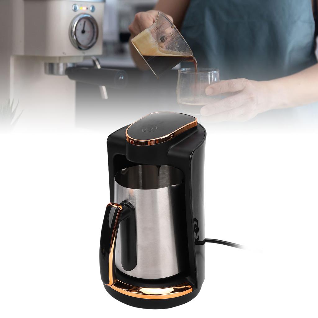 Turkish Coffee Maker Stainless Steel 550W 250ML Single Cup Turkish Coffee Machine for   Travel