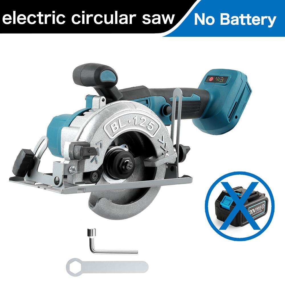 6500r/min Cordless Portable Electric Saw Adjustable Wood Cuttiing Machine Handheld Woodworking Tool Brushless Circular Saw