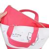 Hello Kitty Lunch Bag Insulated Pouch Monochrome Ribbon Sanrio