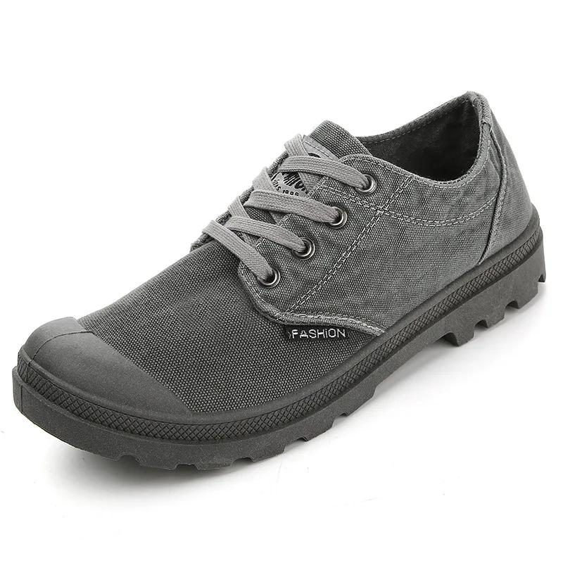 Lässige Sneaker Herren Canvas Schuhe Mode Cool Street Sneaker Atmungsaktive Herren Freizeitschuhe Männliche Marke Outdoor Tooling Schuhe