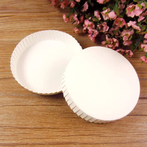 100pcs Paper Cup Drinking Lids Coffee Cup Hot Cup Lids Cafe Hotel KTV 75mm