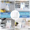 Wall Mounted Glove Holder Rack Space Saving Transparent Gloves Organizer Easy To Install Disposable Gloves Dispenser