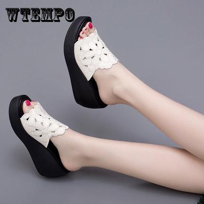 Shoes for Women Summer Slope Heel Sandals Thick Bottom High Heel Waterproof Platform Fashion Slope Heel Sandals