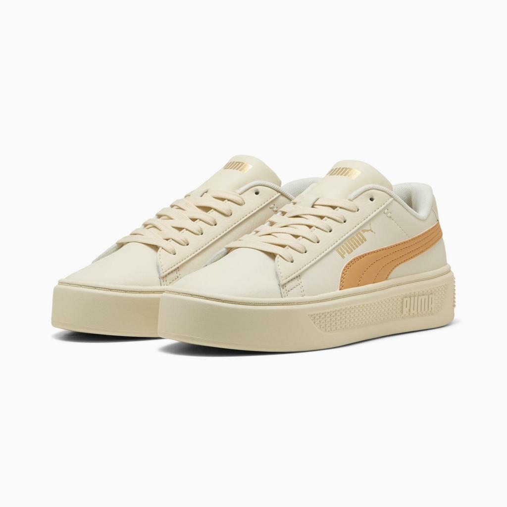 Puma SMASH PLATFORM V3 women's sports shoes beige 39075819 r 37