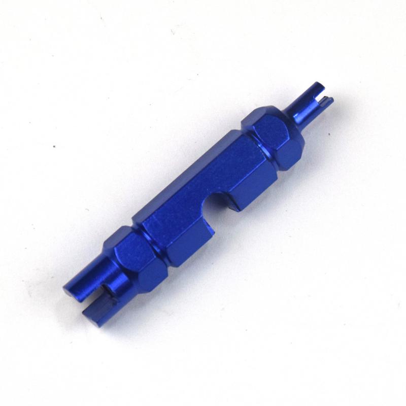 Portable 3-in-1 Bike Valve Core Remover 1Pcs Multifunctional Wrench Spanner Tool for Cross-country Cycling Trip Tire Repair