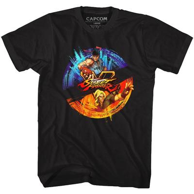 Street Fighter Two Colors Black Gaming Shirt Unisex T-Shirt