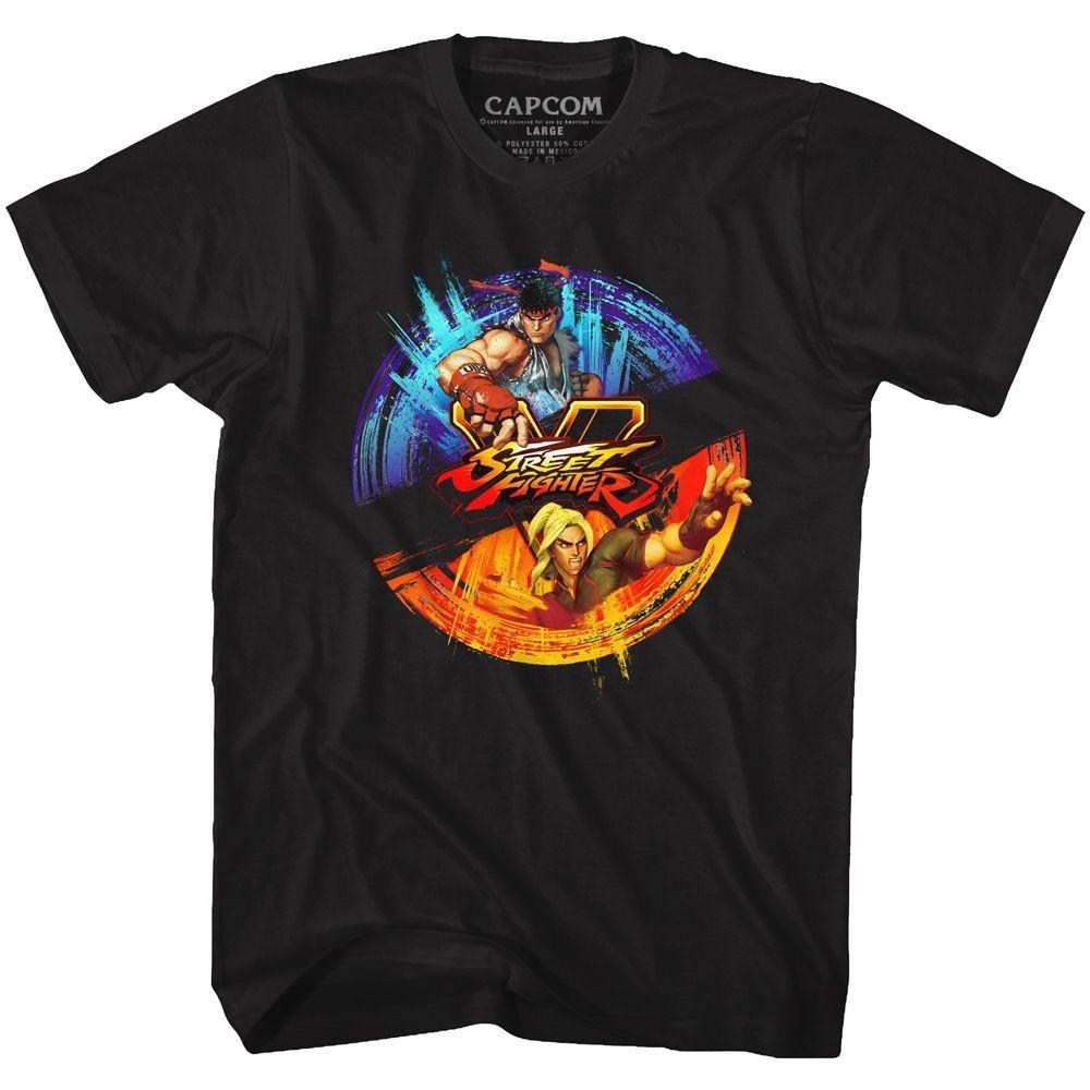 Street Fighter Two Colors Black Gaming Shirt Unisex T-Shirt M