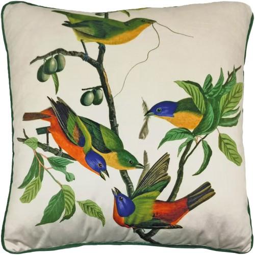 John James Audubon gemalter Fink gefülltes Kissen