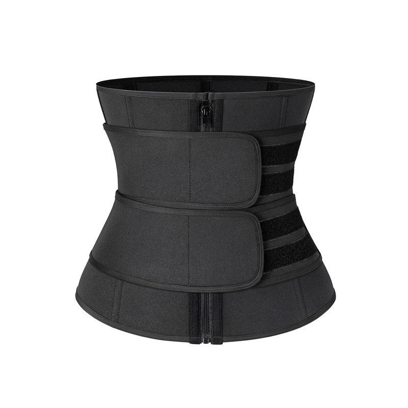 Sweat Belly Belt Zipper Belt Breasted Women's Waist Corset Tight Belly Belt Sports Corset Shapewear