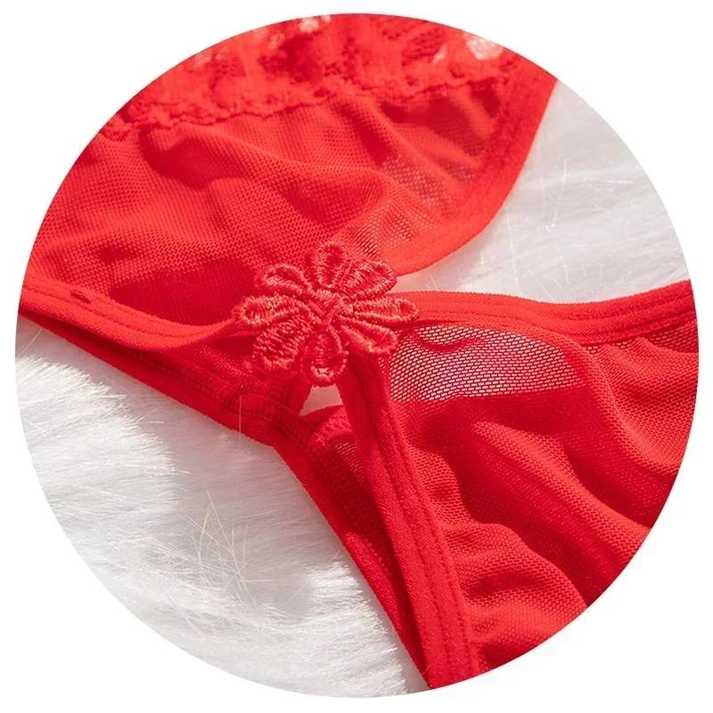 Sexy Open C Thong Lace Free Take-off Panties Thong Women Passion Hot Underwear Perspective Low Waist Hot T Pants Thong
