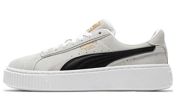 PUMA Suede Platform Белый и Черный Женские 395225-02 35.5