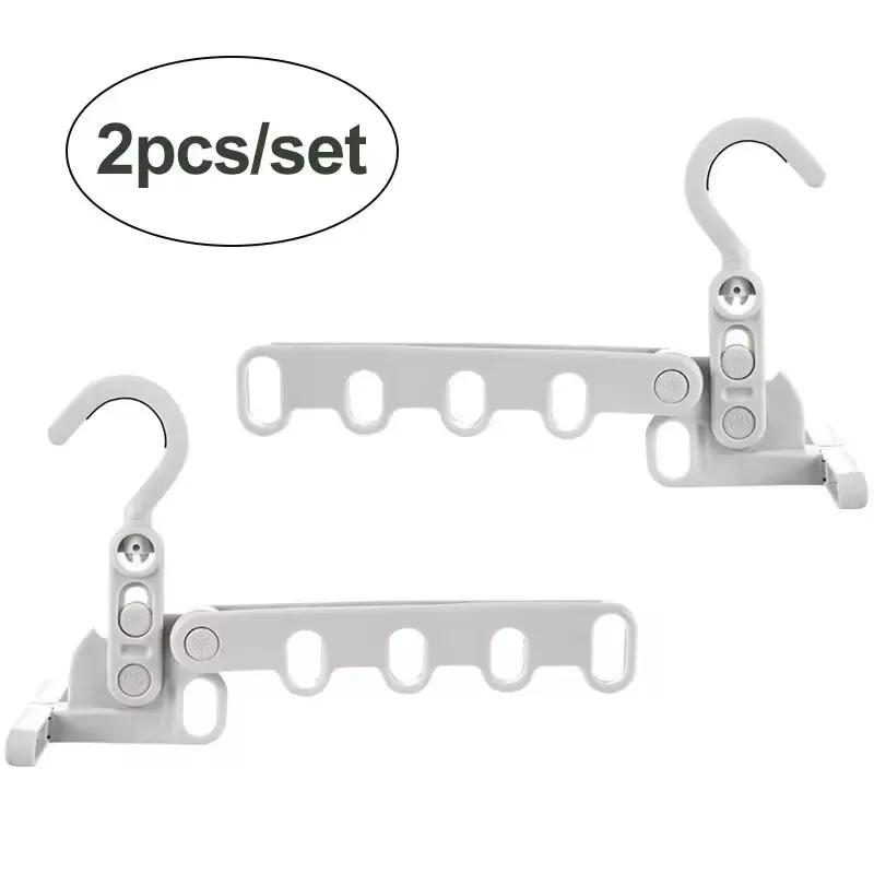 

Портативная складная вешалка для путешествий, складная сушилка для одежды, вешалка для путешествий с 5 отверстиями для кемпинга, отеля, путешествий