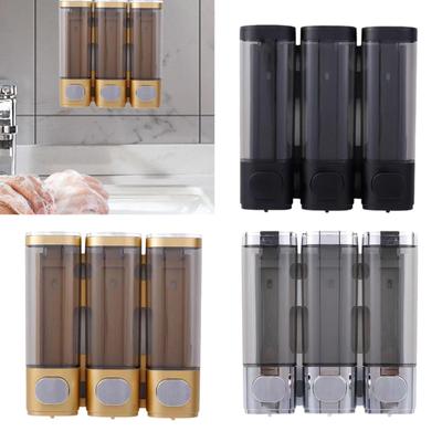 Wall Mounted Soap Dispenser Manual Conditioner Dispenser Hand Soap Shower Dispenser for Bathroom Hotel Office Kitchen Commercial