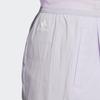 Adidas Casual Drawstring Waist Spliced Sports Shorts Women Bottoms Light-Purple HE9956