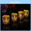 Beautifully Crafted 12 Pack Led Electric Candles In Laser Cut Pvc Design For Festive Decor