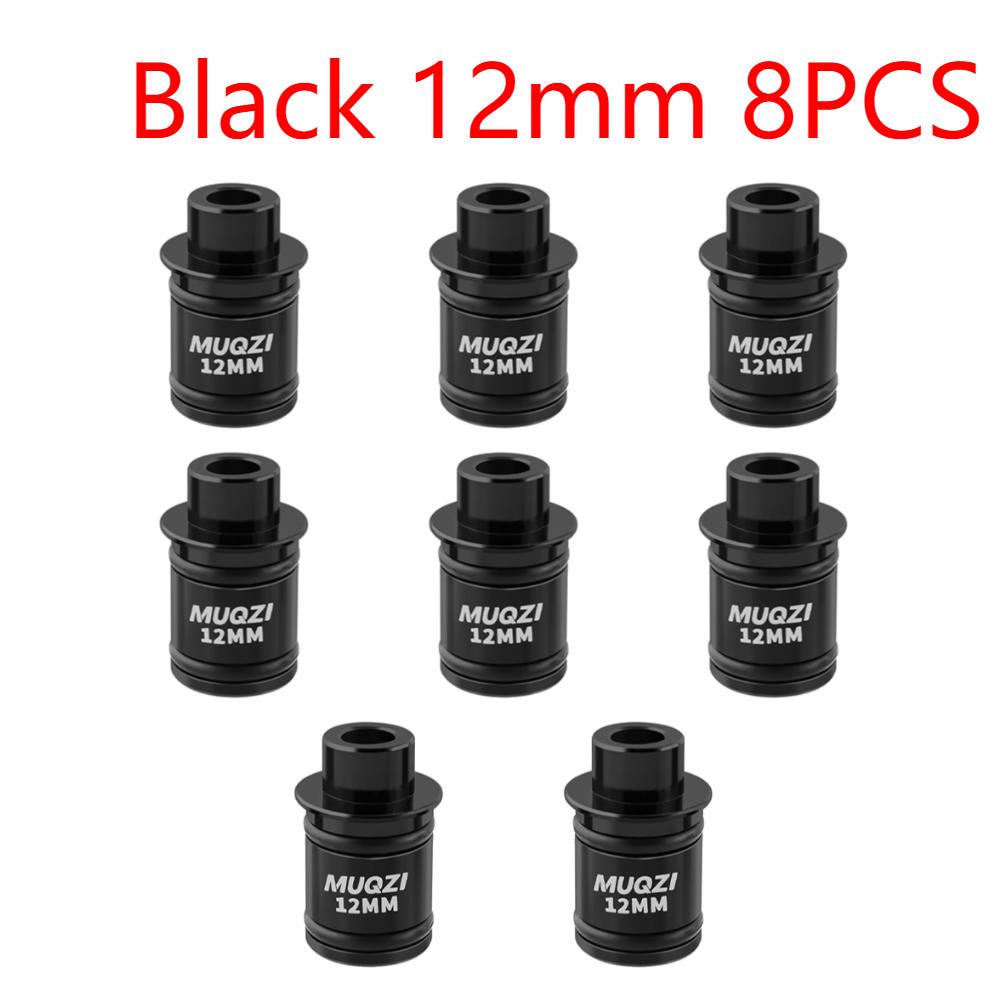 3-10PCS Aluminum Alloy Bike Hub Thru Axle Adapter Quick Release Stable Bike Hub Converter Bike Thru Axle Quick Release Adapter