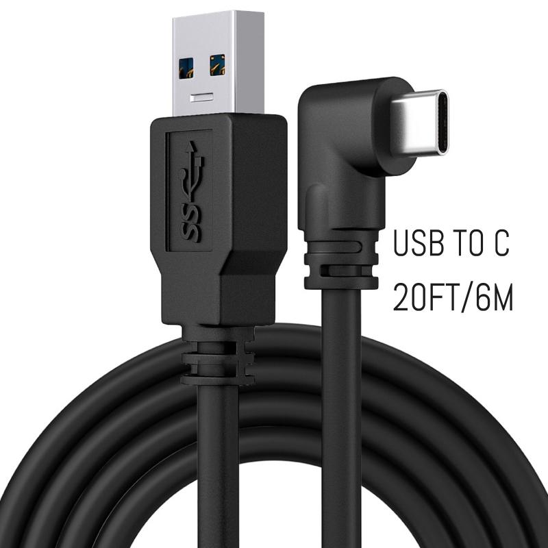 USB or Type-C To USB C Cable Data Transfer Cord Line for VR Headset and Gaming PC for Oculus Quest 2