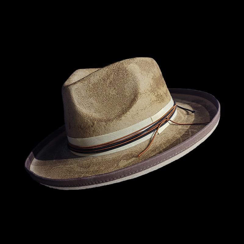 Jazz Top Hat Autumn And Winter European And American Style Pure Wool Top Hat Felt Hat