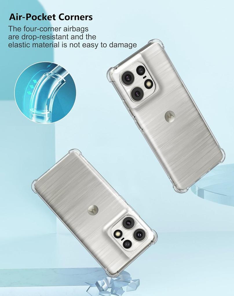 Shockproof Airbag TPU Case for Motorola Moto Edge 50 Pro Edge 50 Fusion Ultra Protective Cover Capa Fundas Coque