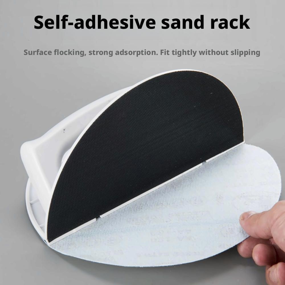 Semi-Round Angle Sander with Replaceable Sandpaper - Multi-Purpose Sanding Tool for drywall surfaces,Ergonomic Non-Slip Handle