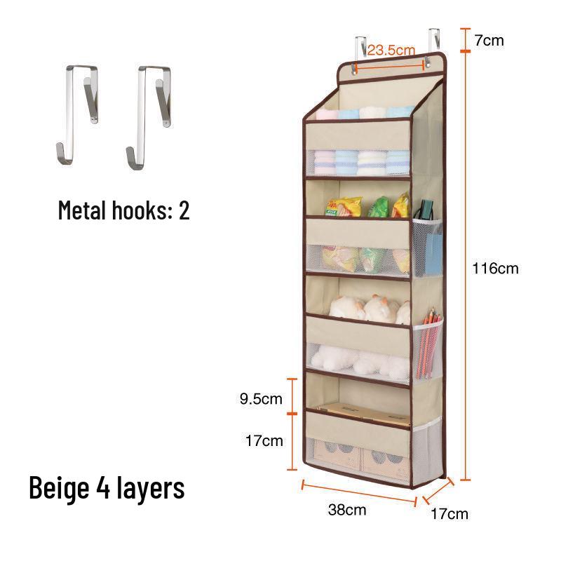 Wall-Mounted Hanging Storage Pocket for Clothes, Dorm Room Organizer, and Bathroom Diaper Holder