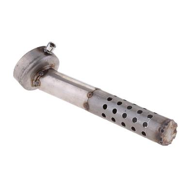 160mm Lange Motorrad Auspuffrohr Abgewinkelt Schallwand 48mm