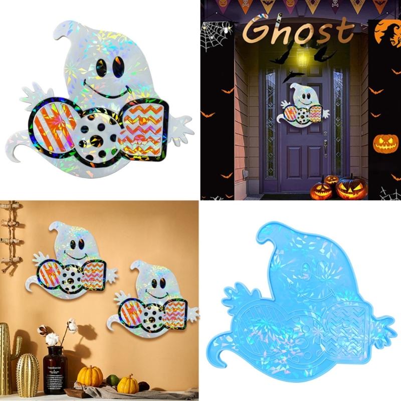 Halloween Skull Earrings Epoxy Resin Mold Silicone Molds Handmade for Doorplate Clay Jewelry Making Hanging Pendant Mold