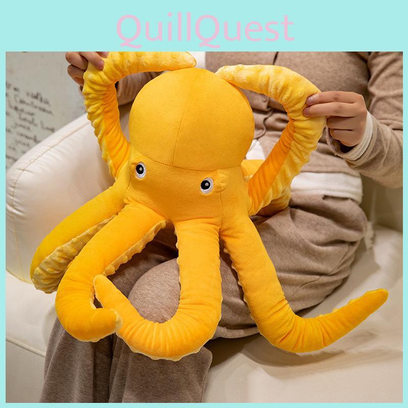 Animal Plush Octopus Stuffed Toy With Pp Cotton Filling Soft Cushion For Kids Birthday Gift