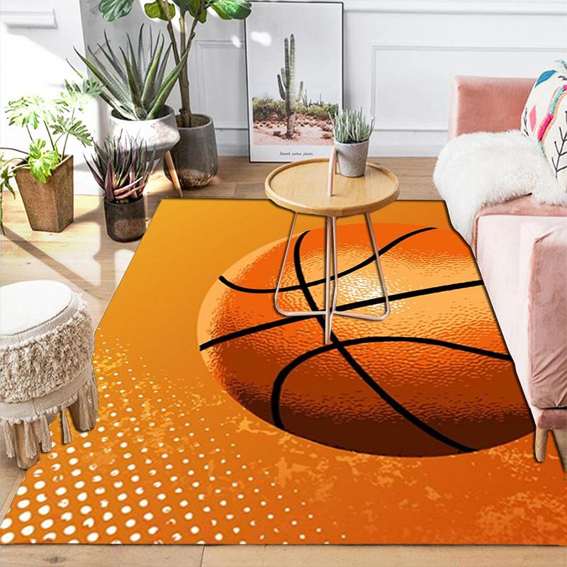 Basketball Rug Floor Mat for Living Room or Bedroom Soft and Comfortable Carpet a Gift for Birthday and Holiday.MFF0918403
