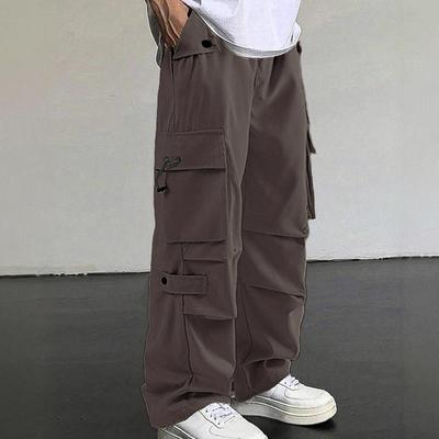 Herren Herbst Locker Weitbein Gerade Schnelltrocknend Freizeit Hose